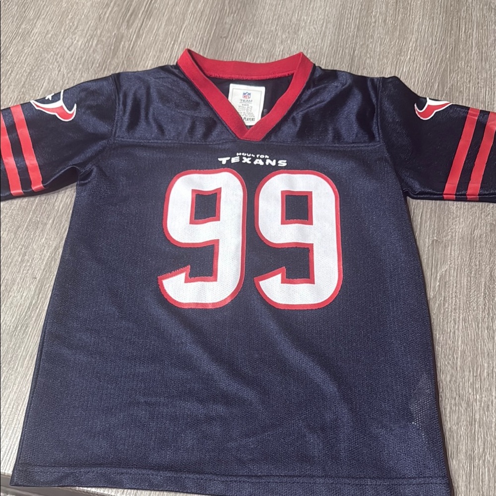 NFL Texans Youth Navy and Red Jersey